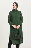 Edanur Şile Bezi Mevsimlik ve Yazlık Tunik Yeşil Ysl 2XL Yeşil - 5