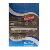 ÇİÇEK Baskılı ekonomik ORTA BoY HIŞIR POŞET 26x38cm (100 adet) - 1