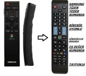 SAMSUNG AKILLI KUMANDA BN59-01220D  TİZEN  J SERİSİ YEDEK Kumanda - 1