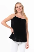 Askılı Alaçatı Yazlık Müslin Bluz Siyah Syh L/XL Siyah thumbnail 1