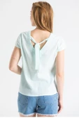 Kısa Kol Şile Bezi Ecem Yazlık Bluz Su Yeşili Sysl XS Su Yeşili thumbnail 2