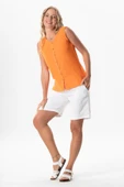 Kolsuz Melis Yazlık Müslin Bluz Turuncu Trnc 2XL Turuncu thumbnail 5