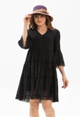 Şeyma Vual Kısa Yazlık Elbise Siyah Syh thumbnail 4