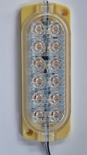 Çakar Modül Sarı 12 Ledli 12 Volt 2.4 Watt - 2 Adet - 1