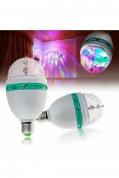 ANY Disco Ampül Led Işıklı Döner Başlıklı Duy Hediyeli - 1