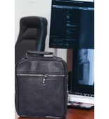 Monalisa Home Erkek Lüks  Siyah Renk Orta Boy Bol Bölmeli El Çantası - 2