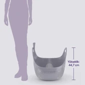 Yüksek Duvarlı Kolay Temizlenen Kedi Kum Kabı, Yumuşak, Esnek ve Taşınabilir Premium Kedi Tuvalet - 6