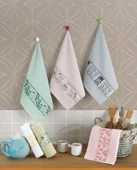 %100 Pamuk 6lı Mutfak Havluları - 6