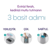 Easy Roll Kedi Kumu Çöp Kovası 6 aylık kullanım Yedek Poşeti – 1 Paket, 24’lü Rulo Maksimum Koku Kontrolü - 4