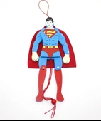 Ahşap Salanan Süperman Figürü Alk1194 - 1