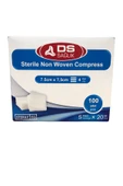 DS PLUS Steril Nonwoven Kompres Spanç 7.5x7.5 100 Adet - 1