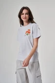 EXUMA KADIN TSHIRT-1522117 -BUZ MAVİSİ - 2