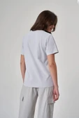 EXUMA KADIN TSHIRT-1522117 -BUZ MAVİSİ - 5