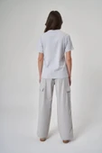 EXUMA KADIN TSHIRT-1522117 -BUZ MAVİSİ - 4