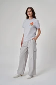 EXUMA KADIN TSHIRT-1522117 -BUZ MAVİSİ - 1
