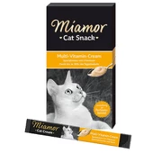 Miamor Multi Vitamin Cream Kedi Ödül Maması 6×15g - 1