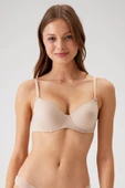 Pierre Cardin 6005 Adria Balenli Destekli / Push Up Dolgulu Micro Sütyen Askı Hediyeli - 9