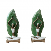 Dekoratif İkili Yoga Yapan Kız Biblo - 1