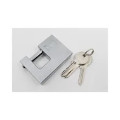 Kale KD001/50-160 60 mm prinç kayar milli pimli saten asma kilit - 1