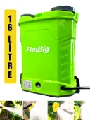 Germany Style Flebig Turbo Karıştırıcılı 16 Lt Şarjlı Sırt Tipi İlaç Pompası Akülü İlaçlama Makine - 2