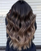 HairPim Wavy (0.8 Gr) Koyu Kumral Ombre 50 Adet 60 Cm Yeni Nesil Kaynak Saç HP391 - 1