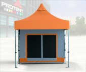 Kamp Avcı Çadırı Verandalı 3x6 Outdoor Katlanır Tente Çardak Gölgelik Off Road Gazebo Çadır 3x6m - 3