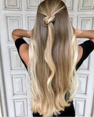 HairPim Wavy (0.8 Gr) Kumral Facelight 50 Adet 60 Cm Yeni Nesil Kaynak Saç HP441 - 1