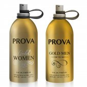 Prova Gold Women ve Gold Men Kadın ve Erkek Parfüm EDP 2 x100 ml - 1