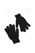 deniz sport Çift Kat Orlon Kışlık Eldiven(unisex) Siyah - 3