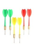 admay Dart Oku 6lı Çelik Uç Renkli Dart Oku - 1