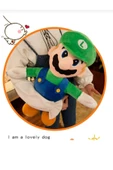 admay Efsane Süper Mario Kardeşler Mario Luigi Peluş Oyuncak Uyku & Oyun Arkadaşı 25 Cm. - 2