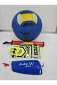 admay Futbol Topu Pompa Tekmelik Kaleci Eldiveni Demir Sibob 5 Parça Set - 1