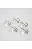 admay Askılıklı Plastik Güçlü Vantuzlu Büyük Boy (4cm) 100 Adet 1 Paket - 1