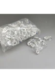 admay Askılıklı Plastik Güçlü Vantuzlu Büyük Boy (4cm) 100 Adet 1 Paket - 2