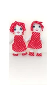 admay 2 Adet Oyuncak Bez Bebek 25 Cm - 1
