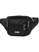 Monalisa Home Erkek Lüks  Siyah Renk Bol Bölmeli Çapraz Çanta thumbnail 4