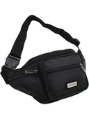 Monalisa Home Erkek Lüks  Siyah Renk Bol Bölmeli Çapraz Çanta thumbnail 3