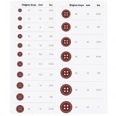 Kumaş Kaplama Düğme Yapım Seti - (40 Boy) 100 adet Düğme ve Kalıp  (25.5mm) - 1