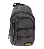 Monalisa Home Erkek Lüks Siyah Renk Bol Bölmeli Çapraz Çanta thumbnail 3