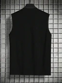 Erkek Sıfır Kol Victory Baskılı Süprem Tişört thumbnail 3