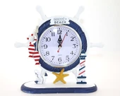 Ahşap Marin Dümenli Saat Alk2453 - 1