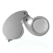 Mini 40x25mm Takı Büyüteç, Cep Büyüteç, Teftiş, Elmas Pullar, Madeni Kontrol Lup Mg21011 - 4