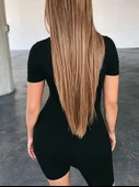 Kadın Kısa Kollu önü Fermuarlı Bodycon Dalgıç Tulum - 2