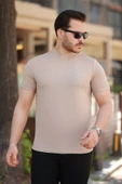 Erkek Ince çizgi Dokulu Kısa Kollu T-shirt thumbnail 1