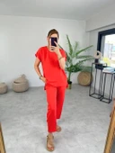 Kadın Bisiklet Yaka Paça Pensli Aerobin Kumaş İkili Takım thumbnail 1