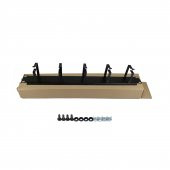 "2Lİ KUTU" RACK KABİN 19" 1U ALÜMİNYUM KANCALI KABLO ORGANİZER - 1