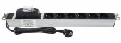 CantekStore PDU 19" 1U 6 LI (16A) SİGORTALIPRİZ GRUBU RACK KABİN thumbnail 2