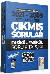 2009 2021 YKS 2. Oturum Sayısal Bölüm Son 13 Yıl Tıpkı Basım Fasikül Fasikül Çıkmış Sorular Benim - 1