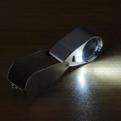 Kontrol, Için Özel Kutulu Metal Işıklı Lup 40x25 - 6