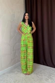 Yeşil Pullu Yelek Ve Pantolon Takım - 2
